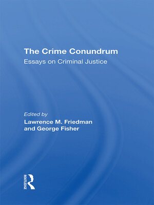 cover image of The Crime Conundrum